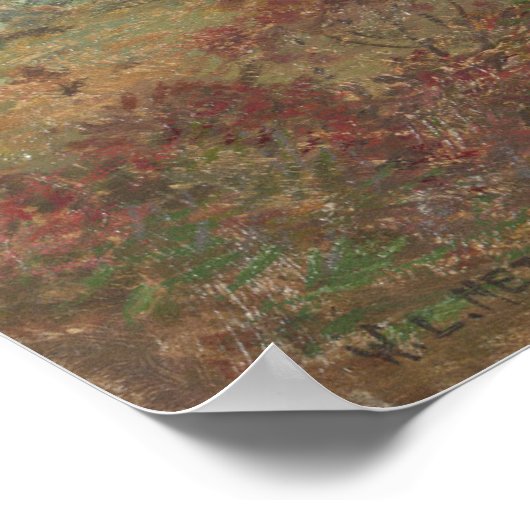 Vroege herfst, 1905 (olie op canvas) poster (Hoek)