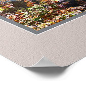 Vroege herfst bij Herfsten in Cumberland, Kentucky Poster (Hoek)