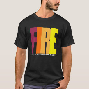 Vroege herfst brandweer t-shirt