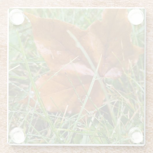 Vroege Herfst Glazen Onderzetter (Achterkant)