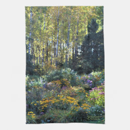 Vroege Herfst in de tuinen Theedoek