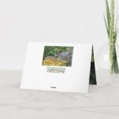 Vroege Herfst in het Wenskaart Tuinen Bedankkaart (Achterkant)