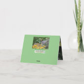 Vroege Herfst in tuinenkaarten Bedankkaart (Achterkant)