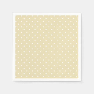 Vroege Herfst Polka Stippen Klassiek Gouden Tarw Servet