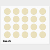Vroege Herfst Stippen Micro | Gouden Tarwe Ronde Sticker (Vel)