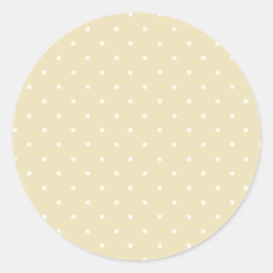 Vroege Herfst Stippen Micro Gouden Tarwe Ronde Sticker