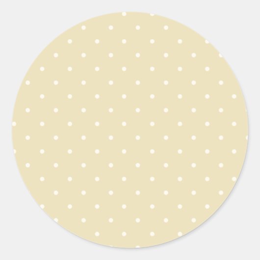 Vroege Herfst Stippen Micro | Gouden Tarwe Ronde Sticker (Voorkant)