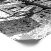 Vroege houten olie boren derricks van Texas 1901 Poster (Hoek)