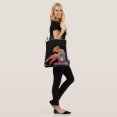 vroege jaren '40 Schitterende pin-up girl print Tote Bag (Op model)