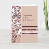 Vroege Kaart met bloemen (Voorkant)