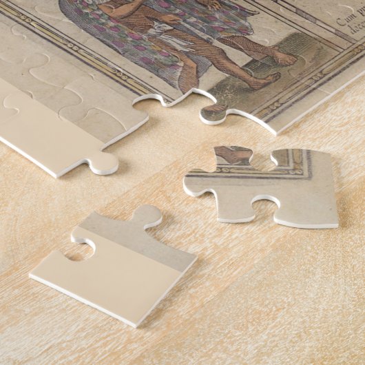 Vroege Kaart van Noord- en Zuid-Amerika Legpuzzel (Zijkant)