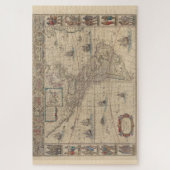 Vroege Kaart van Noord- en Zuid-Amerika Legpuzzel (Verticaal)