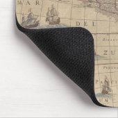 Vroege Kaart van Noord- en Zuid-Amerika Muismat (Hoek)