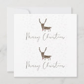 Vroege kerst en gezegende kerstwaterverf H Feestdagenkaart (Voorkant)