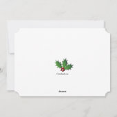 Vroege kerst Happy Nieuwjaar-feestdag Feestdagenkaart (Achterkant)