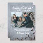 Vroege kerst Happy Nieuwjaar-feestdag Kaart (Voorkant / Achterkant)