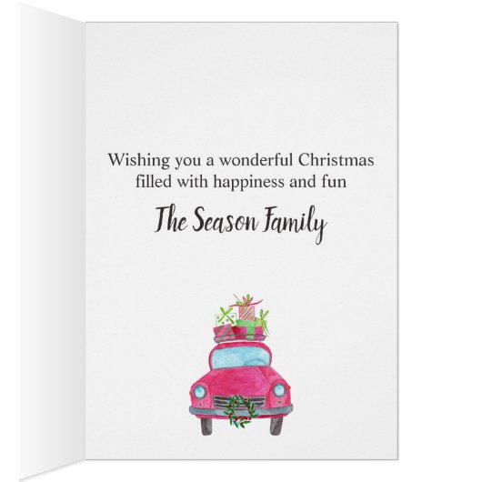 Vroege kerst Klassieke Waterverf (Binnen (Rechts))