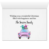 Vroege kerst Klassieke Waterverf (Binenzijde Horizontaal (Onderkant))