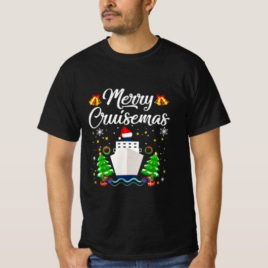 Vroege kerst met cruisemas t-shirt (Voorkant)