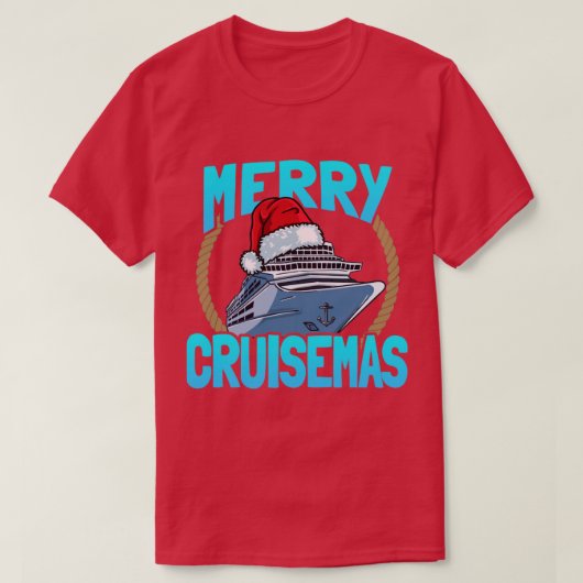 Vroege kerst met cruisemas t-shirt (Design voorkant)