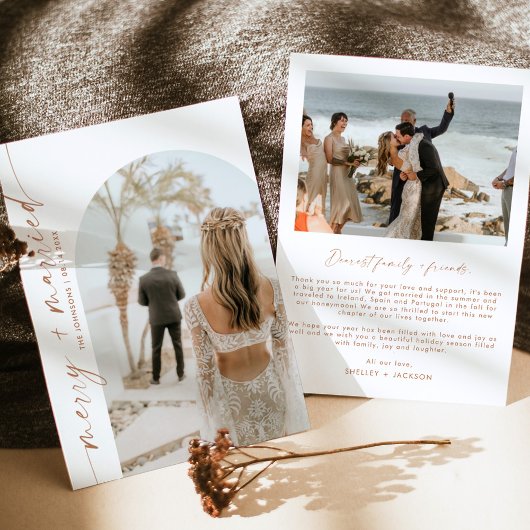 Vroege kerst met feestdagen en Kaart met huwelijk