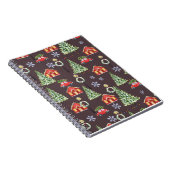 Vroege kerst met feestelijke feestdagen notitieboek (Rechterzijde)