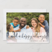 Vroege kerst met Gold Foil Feestdagenkaart (Voorkant)