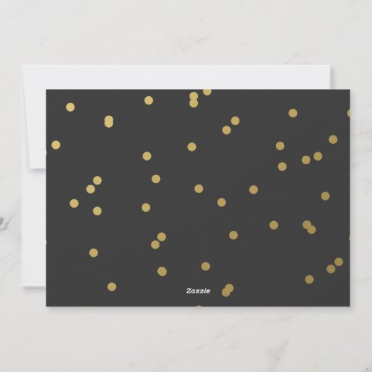 Vroege kerst met Gold Foil Feestdagenkaart (Achterkant)