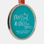 Vroege kerst met kerst en nieuwe kruiderijen metalen ornament (Rechts)