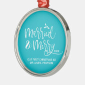 Vroege kerst met kerst en nieuwe kruiderijen metalen ornament (Links)