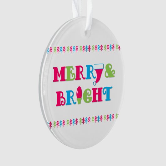 Vroege kerst met warme pasta ornament (voorkant)