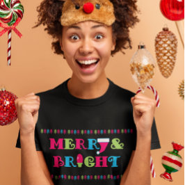 Vroege kerst met warme pasta t-shirt