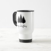 Vroege kerst minimalistische feestdag reisbeker (Voorkant links)