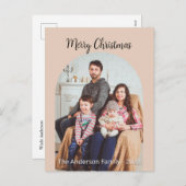 Vroege kerst toevoegen Fotofeestdag Feestdagenkaart (Voorkant / Achterkant)