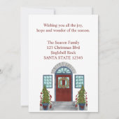 Vroege kerst uitnodiging (Achterkant)