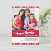 Vroege Kerst Zwangerschap Verwacht opnieuw Feestdagenkaart (Staand voorkant)