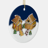Vroege kerstak keramisch ornament (Rechts)