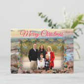 Vroege kerstavond 0742 feestdagenkaart (Staand voorkant)