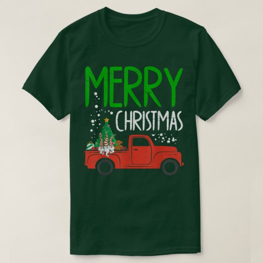 Vroege kerstavond kerstboomgaard feestdag t-shirt (Design voorkant)