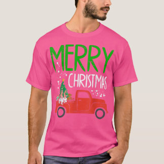 Vroege kerstavond kerstboomgaard feestdag t-shirt