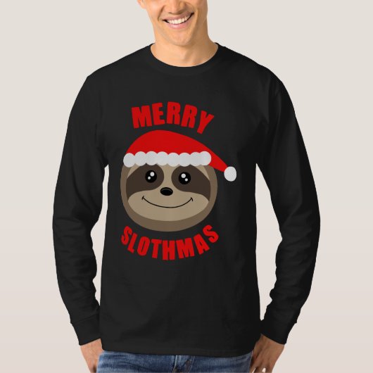 Vroege kerstavond met Slothmas kerstmis Jumper T-shirt (Voorkant)