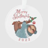 Vroege kerstavond met Slothmas Ornament (voorkant)