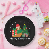 Vroege kerstavond papieren bordje (Feest)