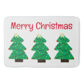 Vroege kerstbomen badmat (Voorkant)