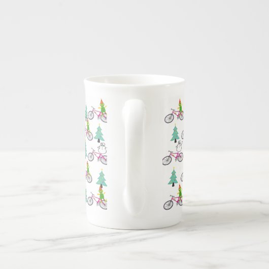 Vroege kerstbomen, Elf Porselein Kop (Achterkant)