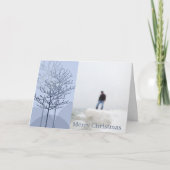 Vroege kerstbomen - Gepersonaliseerd Feestdagen Kaart (Voorkant)