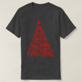 Vroege kerstbomen kerstbomen t-shirt (Design voorkant)
