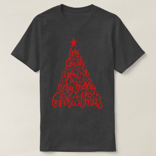Vroege kerstbomen kerstbomen t-shirt (Design voorkant)