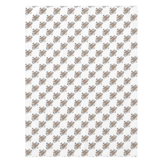 Vroege kerstbomen tafelkleed (Voorkant)