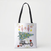 Vroege kerstboom Canvas tassen vrouwen (Voorkant)